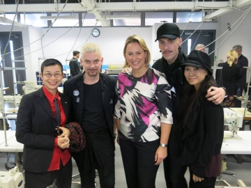 Rencontre avec des créateurs lors de la mission économique à Hong Kong, décembre 2013