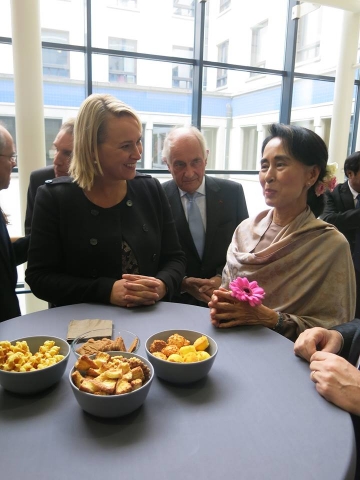 Rencontre avec une femme que j'admire énormément, Aung San Suu Kyi