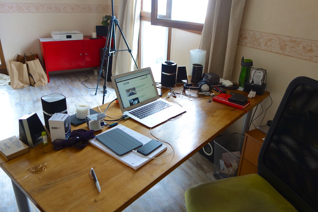 Le bordel du bureau en période de tests