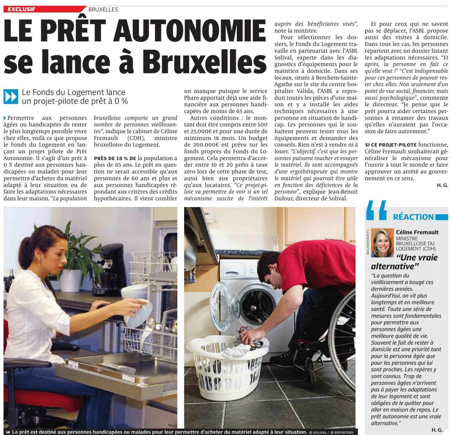 Le prêt autonomie se lance à Bruxelles -DH -1