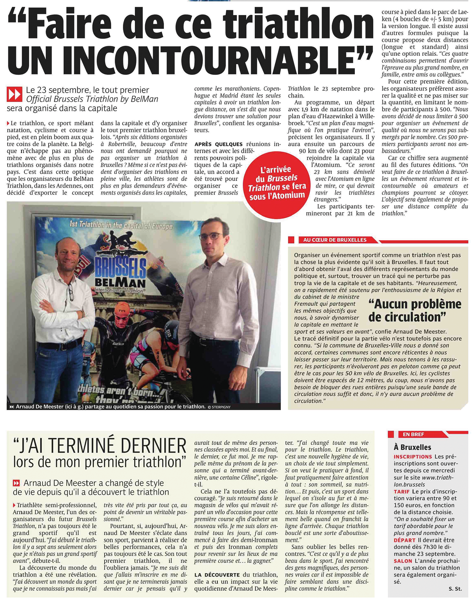 Triathlon 5 juillet 18